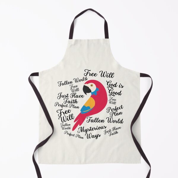 Item preview, Christian Parrot- Squawk! Fallen World! - Atheist Animals  designed and sold by EvergreenRevolt.