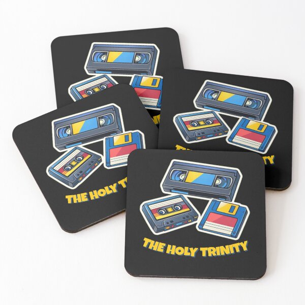 Item preview, The Holy Trinity - Retro Tech 90s Cartoon Nostalgia designed and sold by JakubDesigns89.