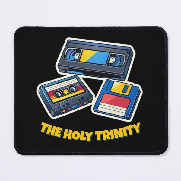 Item preview, The Holy Trinity - Retro Tech 90s Cartoon Nostalgia designed and sold by JakubDesigns89.