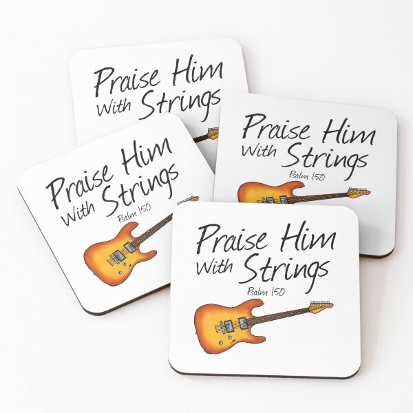 Item preview, Church Guitarist, Praise Him With Strings, Electric Guitar designed and sold by doodlerob.