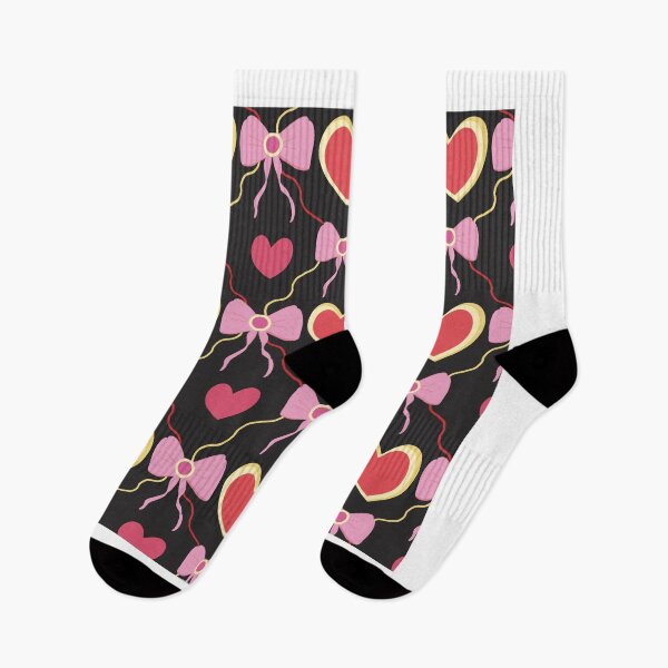 Item preview, Bow and Heart Seamless Pattern designed and sold by Teenidesign .
