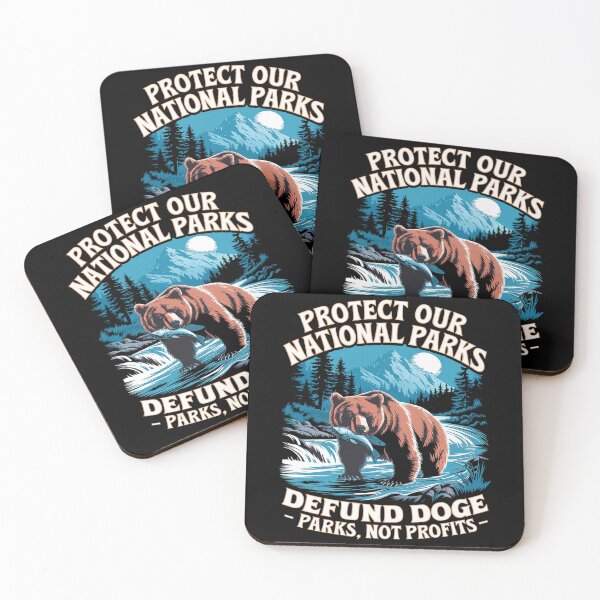 Item preview, Resist Save Our Parks Alt US National Parks Bear Nature 8647 designed and sold by FadeOfThrone.