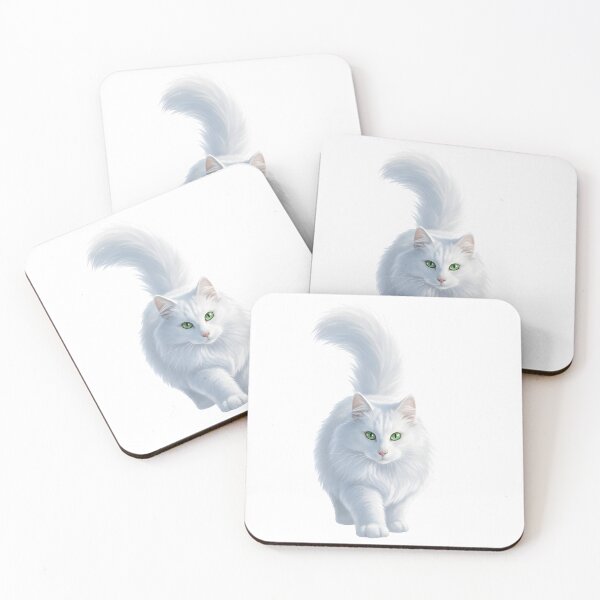 Item preview, Majestic White Cat designed and sold by The Creature Concept.