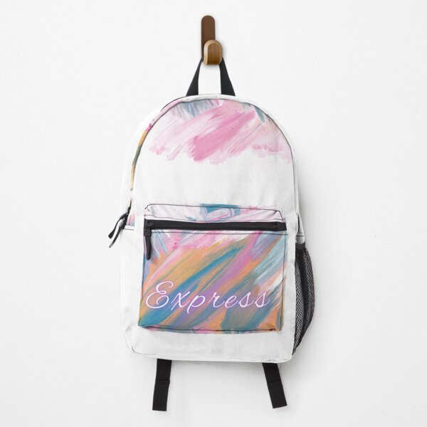 Item preview, Express – Abstract Pastel Brush Stroke Art with Inspirational Script Typography designed and sold by NilofaDesigns.