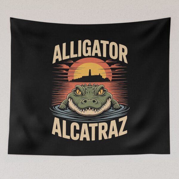 Item preview, Alligator Alcatraz Florida Everglades Alligator Meme  designed and sold by AquaKiev.