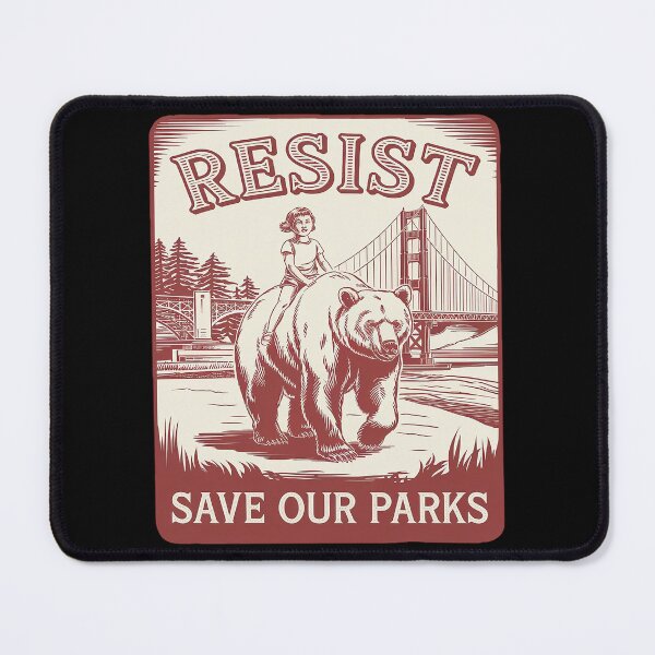 Item preview, Resist Save Our Parks Alt US National Parks Bea designed and sold by FadeOfThrone.