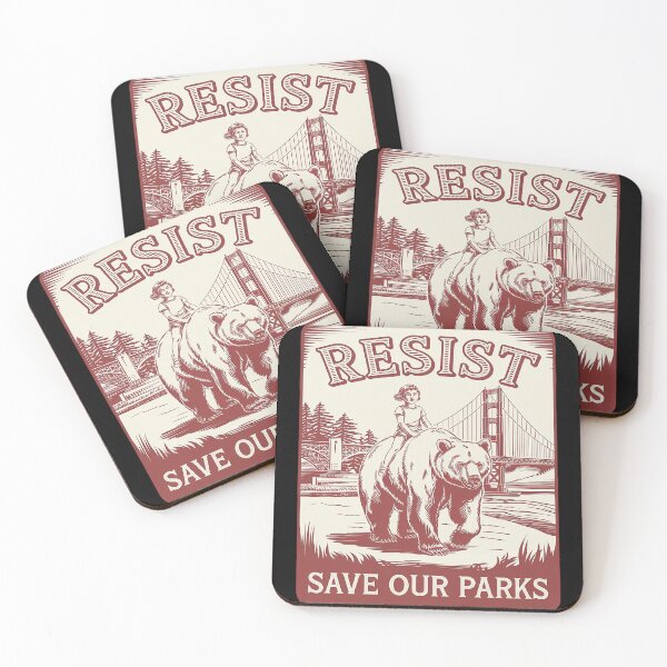Item preview, Resist Save Our Parks Alt US National Parks Bea designed and sold by FadeOfThrone.