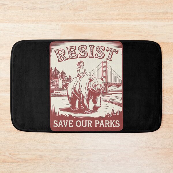 Item preview, Resist Save Our Parks Alt US National Parks Bea designed and sold by FadeOfThrone.