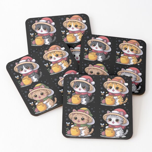 Item preview, Christmas beekeeper cute Cat Obsession - cat Honey lover designed and sold by DamioPolArt.
