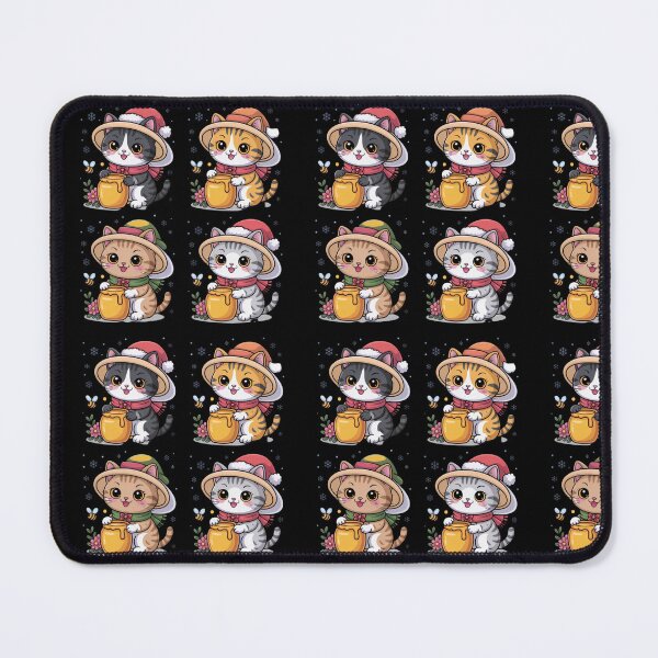 Item preview, Christmas beekeeper cute Cat Obsession - cat Honey lover designed and sold by DamioPolArt.