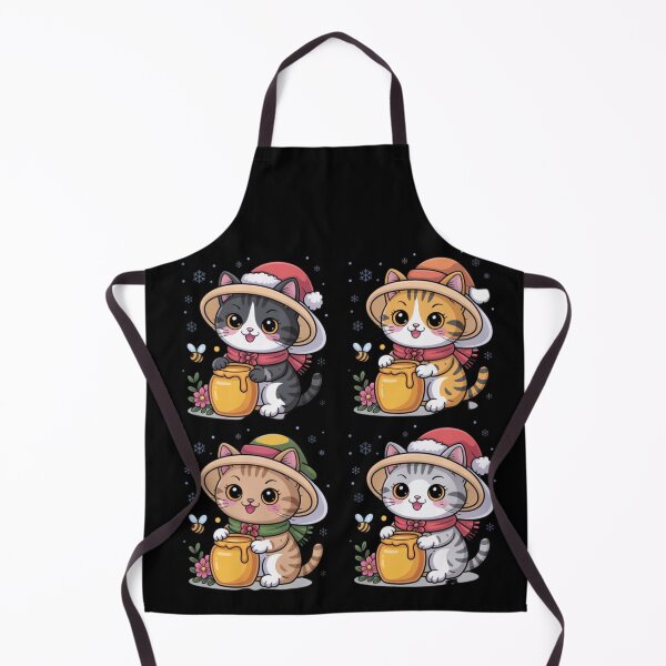 Item preview, Christmas beekeeper cute Cat Obsession - cat Honey lover designed and sold by DamioPolArt.