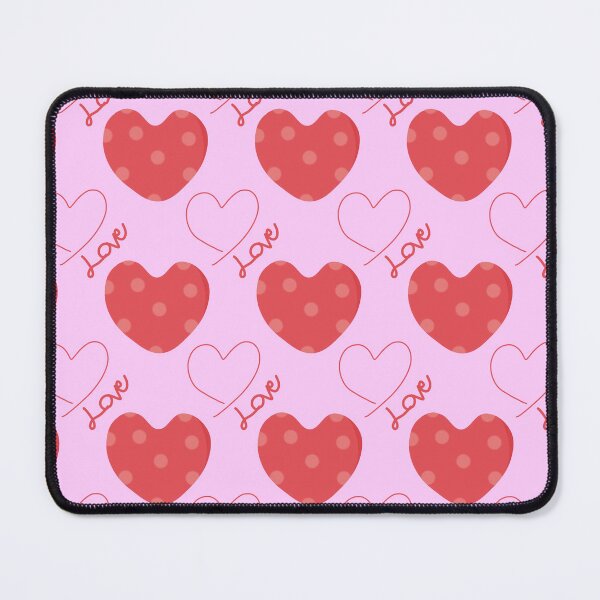 Item preview, Red Hearts with Love Text Pattern designed and sold by Teenidesign .