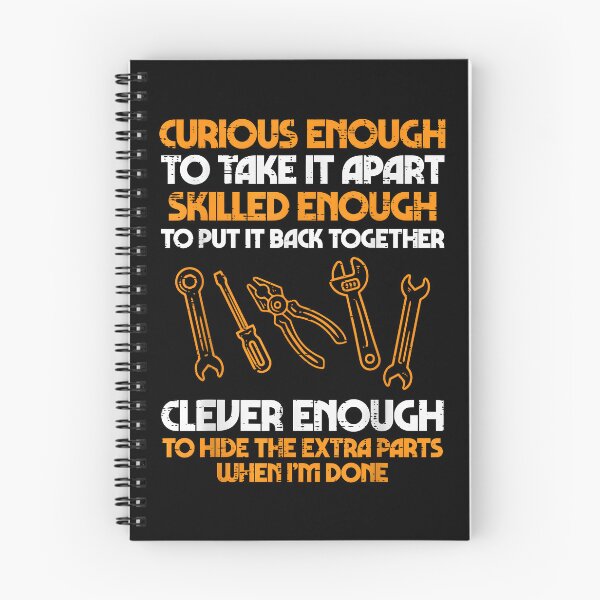 Item preview, Curious Enough to Take It Apart Auto Mechanic Garage Car Guy designed and sold by ChestOutLoud.