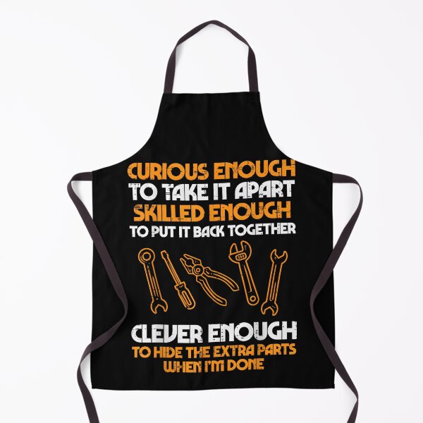 Item preview, Curious Enough to Take It Apart Auto Mechanic Garage Car Guy designed and sold by ChestOutLoud.