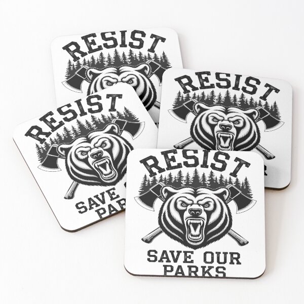 Item preview, Resist Save Our Parks Bear Nature Protect National Parks  designed and sold by FadeOfThrone.
