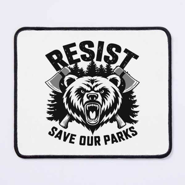Item preview, Resist Save Our Parks Bear Nature Protect National Parks  designed and sold by MarryIsMonth.