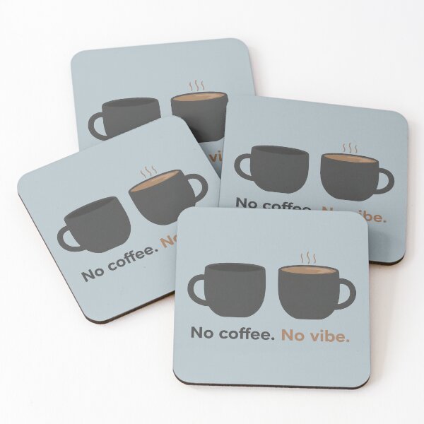 Item preview, No Coffee No Vibe Comparison designed and sold by VibeShift Studio.