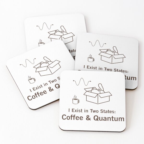 Item preview, Quantum Physics Funny Gift I Exist In Two States Coffee And Quantum designed and sold by SomBlanter.