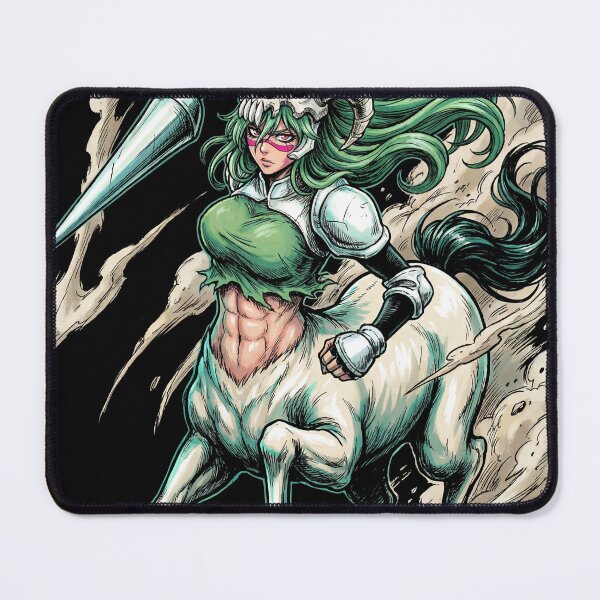 Item preview, Green Haired Espada Tercera Arrancar Resurrection Gamuza Centaur Form Hollow Mask Adult Nelliel Fan Art Portrait Illustration Poster T-Shirt Sticker Print Gift designed and sold by Senpaiwaves.