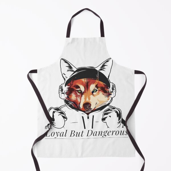 Item preview, Loyal But Dangerous Wolf Shirt – Hoodie Style Alpha Wolf Illustration designed and sold by PixelWaveBD.