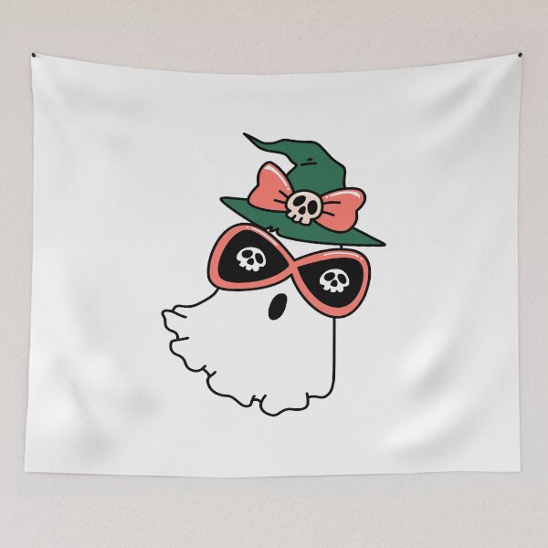 Item preview, Stylish Witch Ghost – Cute Spooky Halloween Illustration designed and sold by Horrify.