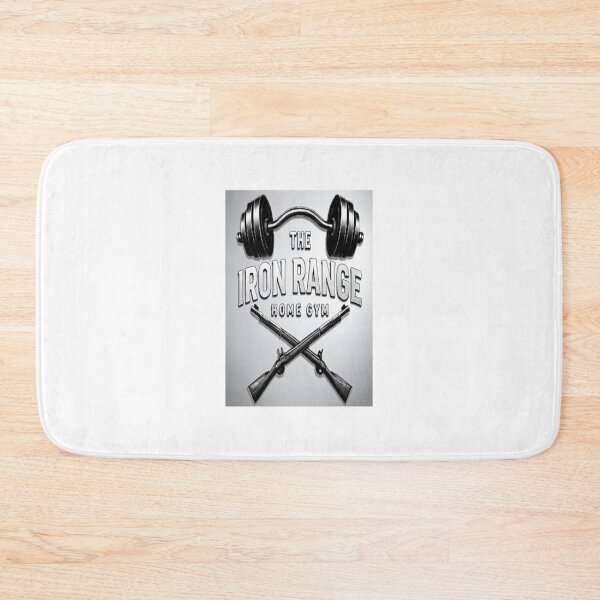 Item preview, Redbubble The Iron Range Gym Logo – Vintage Barbell & Crossed Muskets Strength Emblem designed and sold by Horlardigital.