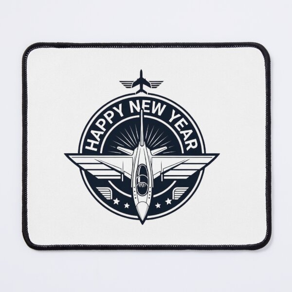 Item preview, Happy New Year Jet Wings Emblem #Aviation #NewYearGift designed and sold by Combat Skies.