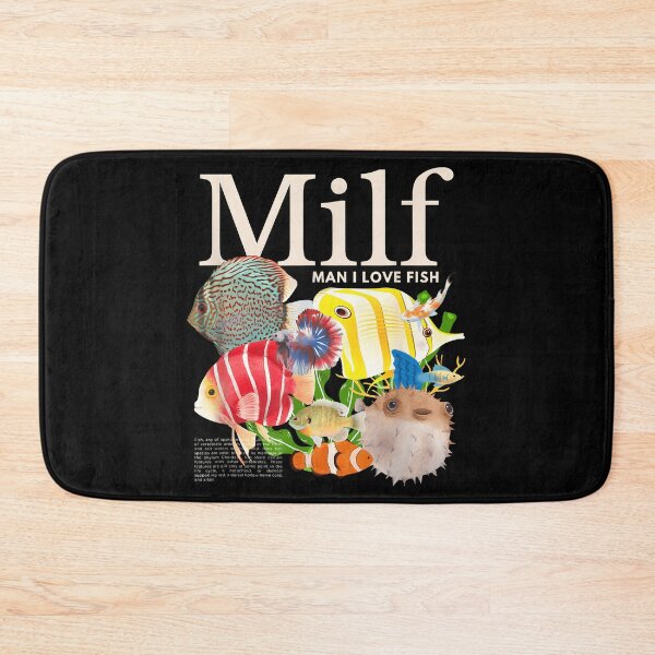 Item preview, Milf Man I Love Fish Funny Fisherman Humor Nature designed and sold by ChestOutLoud.