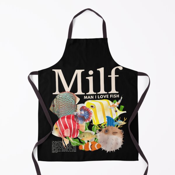 Item preview, Milf Man I Love Fish Funny Fisherman Humor Nature designed and sold by ChestOutLoud.