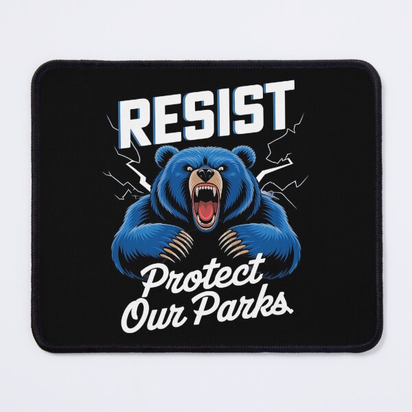 Item preview, Resist US National Parks Bear Alt US Save Our Parks Quote designed and sold by MarryIsMonth.