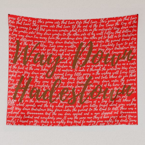 Item preview, Hadestown Lyrics designed and sold by broadwaygirl142.