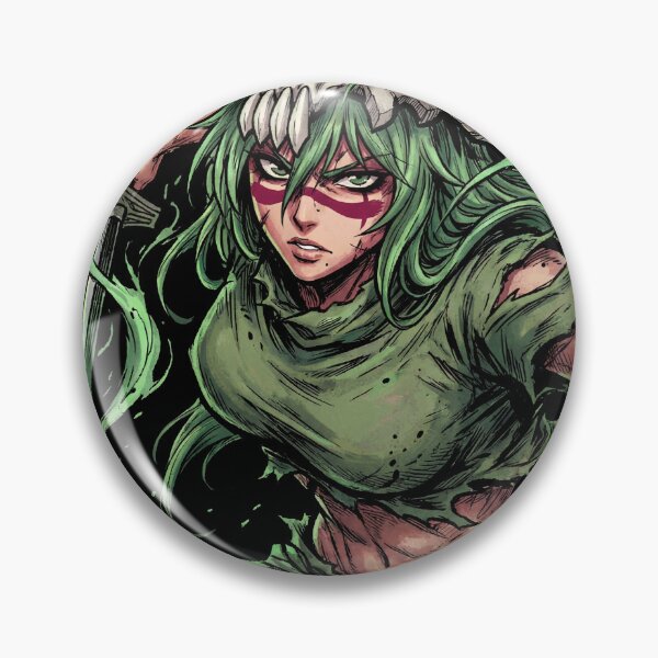 Item preview, Green Haired Espada Tercera Arrancar Resurrection Gamuza Centaur Form Hollow Mask Adult Nelliel Fan Art Portrait Illustration Poster T-Shirt Sticker Print Gift designed and sold by Senpaiwaves.