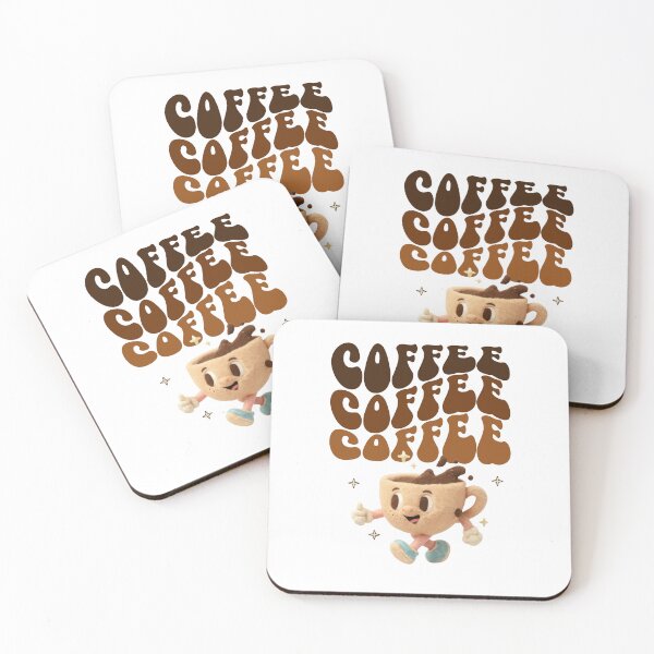Item preview, Coffee Coffee Coffee – Kawaii Retro Coffee Cup Design for Coffee Lovers & Barista Vibes 2026 designed and sold by Minted..