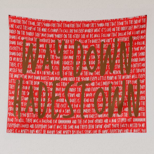 Artikelvorschau, Hadestown Lyrics entworfen und verkauft von broadwaygirl142.