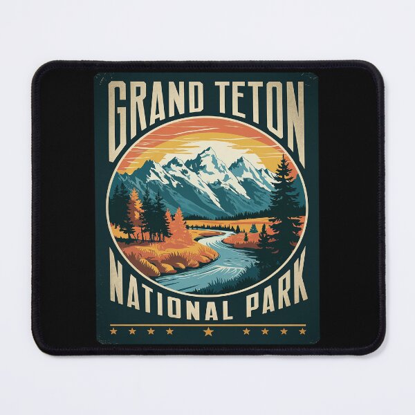 Item preview, Grand Teton National Park Hiking Camping Outdoor designed and sold by MarryIsMonth.