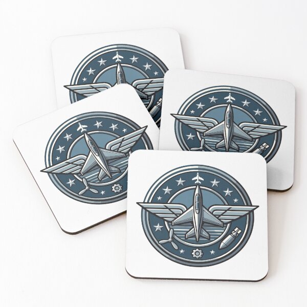 Item preview, Fighter Jet Emblem New Year Badge #Aviation #NewYearGift designed and sold by Combat Skies.