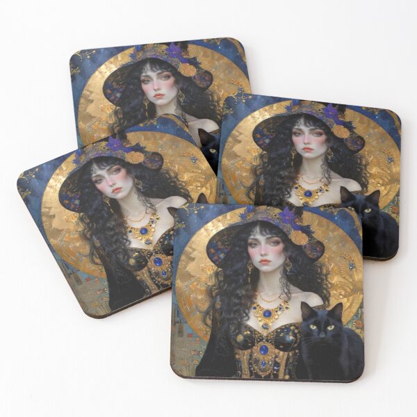 Item preview, Gypsy Witch and Her Cat designed and sold by TheDarkWardrobe.