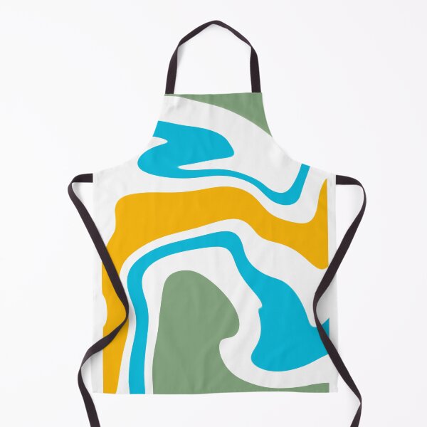 Item preview, Liquid texture green, light blue, mustard designed and sold by tornasolhaze.