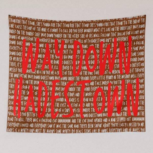 Artikelvorschau, Hadestown Lyrics entworfen und verkauft von broadwaygirl142.