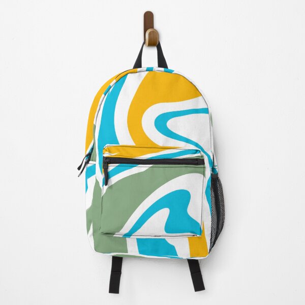 Item preview, More liquid texture: green, light blue, mustard designed and sold by tornasolhaze.