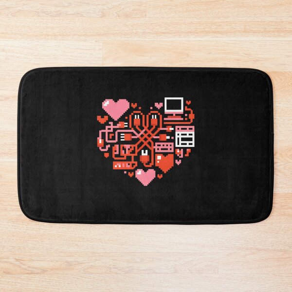 Item preview, IT Tech Support Retro Heart Valentines Day Programmer Coder designed and sold by clothesy7.