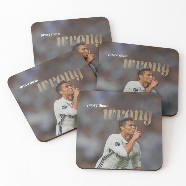 Item preview, Cristiano Ronaldo Motivational Quote Portrait designed and sold by SuccessInsanity.