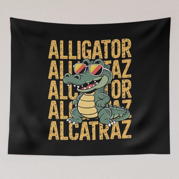 Item preview, Alligator Alcatraz Meme  designed and sold by PowAcademy.