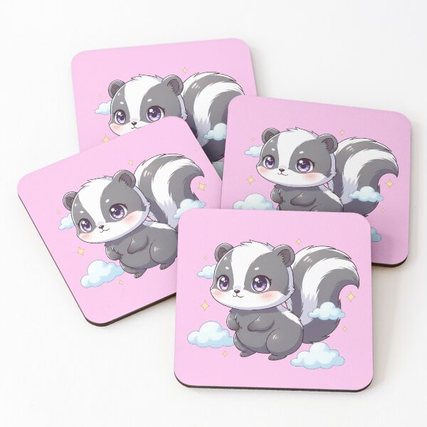 Item preview, Adorable Skunk Whisperer Magic Forest Art designed and sold by LinaValearte.