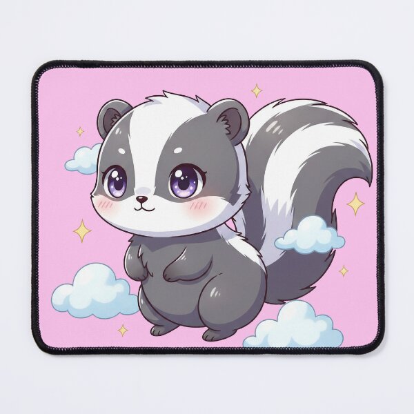 Item preview, Adorable Skunk Whisperer Magic Forest Art designed and sold by LinaValearte.