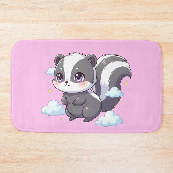 Item preview, Adorable Skunk Whisperer Magic Forest Art designed and sold by LinaValearte.