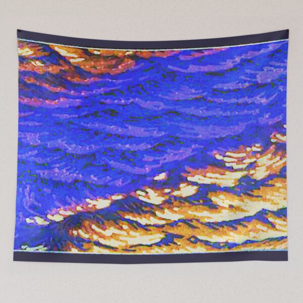 Item preview, ✧ Luminous Current — Abstract Riverlight✨ - INVERTED designed and sold by WheelieGdArt.