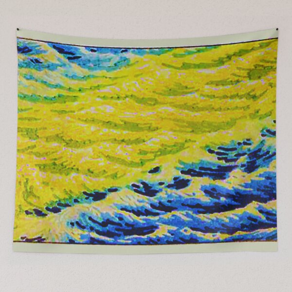 Item preview, ✧ Luminous Current — Abstract Riverlight✨ designed and sold by WheelieGdArt.