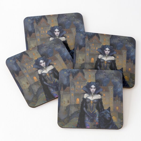 Item preview, Vampiress and Her Wolf designed and sold by TheDarkWardrobe.