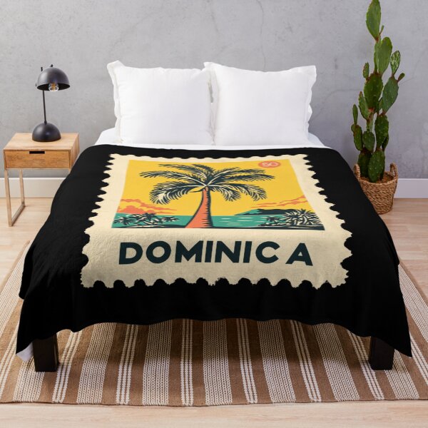 Item preview, Vintage Dominica Postage Stamp Art - Tropical Nature Isle Paradise designed and sold by tiigerdad.